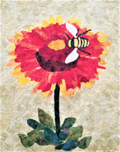 Indian Blanket Fabric Collage