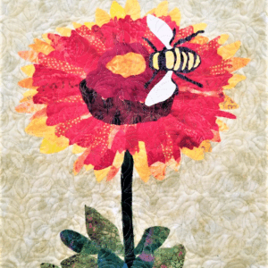 Indian Blanket Fabric Collage